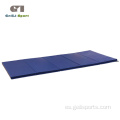 Colchoneta plegable para ejercicios de gimnasia azul gruesa